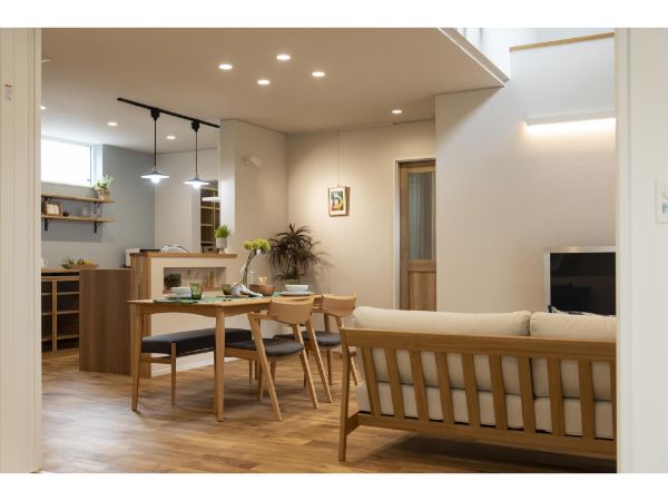 北欧スタイルな家の施工事例画像3